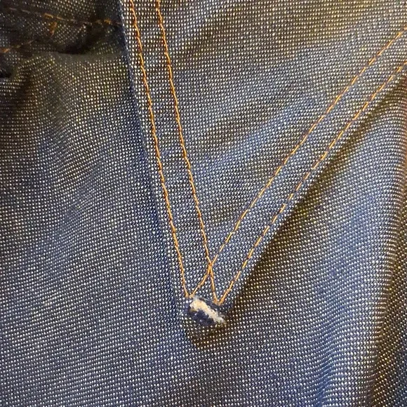 Vintage 1970'S Levi's Orange Tab Denim Field Jacket Sz M - Picture 10 of 10